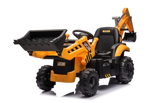 Automobilové rýpadlo bager 2v1 JCB žlté – Obrázok 7