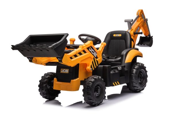 Automobilové rýpadlo bager 2v1 JCB žlté – Obrázok 8