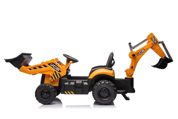 Automobilové rýpadlo bager 2v1 JCB žlté – Obrázok 10