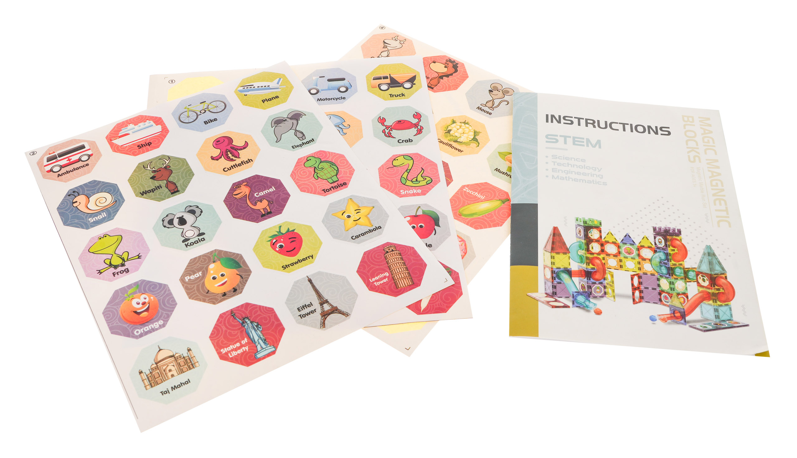 Magnetické bloky Sada 292 prvkov – Obrázok 8