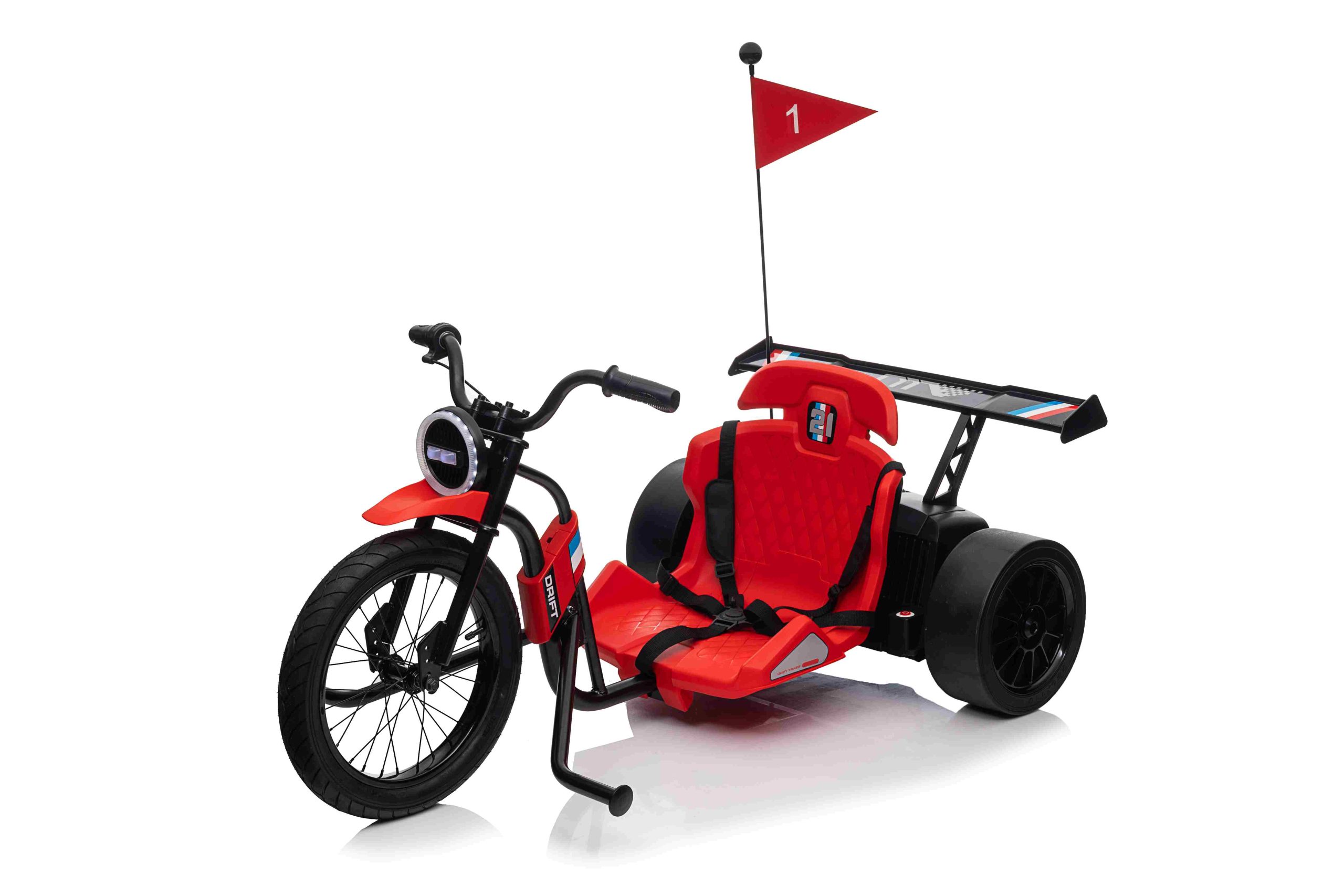Vozidlo DRIFT BIKE 21 Červený – Obrázok 2