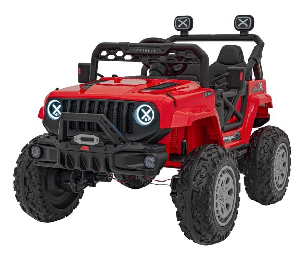 OFF ROAD Rýchlostné vozidlo Červená – Obrázok 3