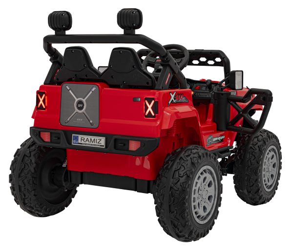 OFF ROAD Rýchlostné vozidlo Červená – Obrázok 7