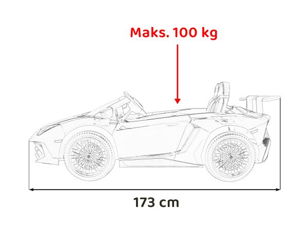 Vozidlo Lamborghini Aventador SV STRONG Šedá – Obrázok 2