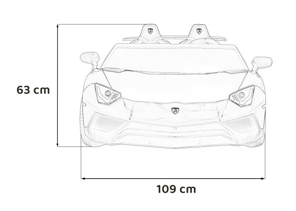 Vozidlo Lamborghini Aventador SV STRONG Šedá – Obrázok 3