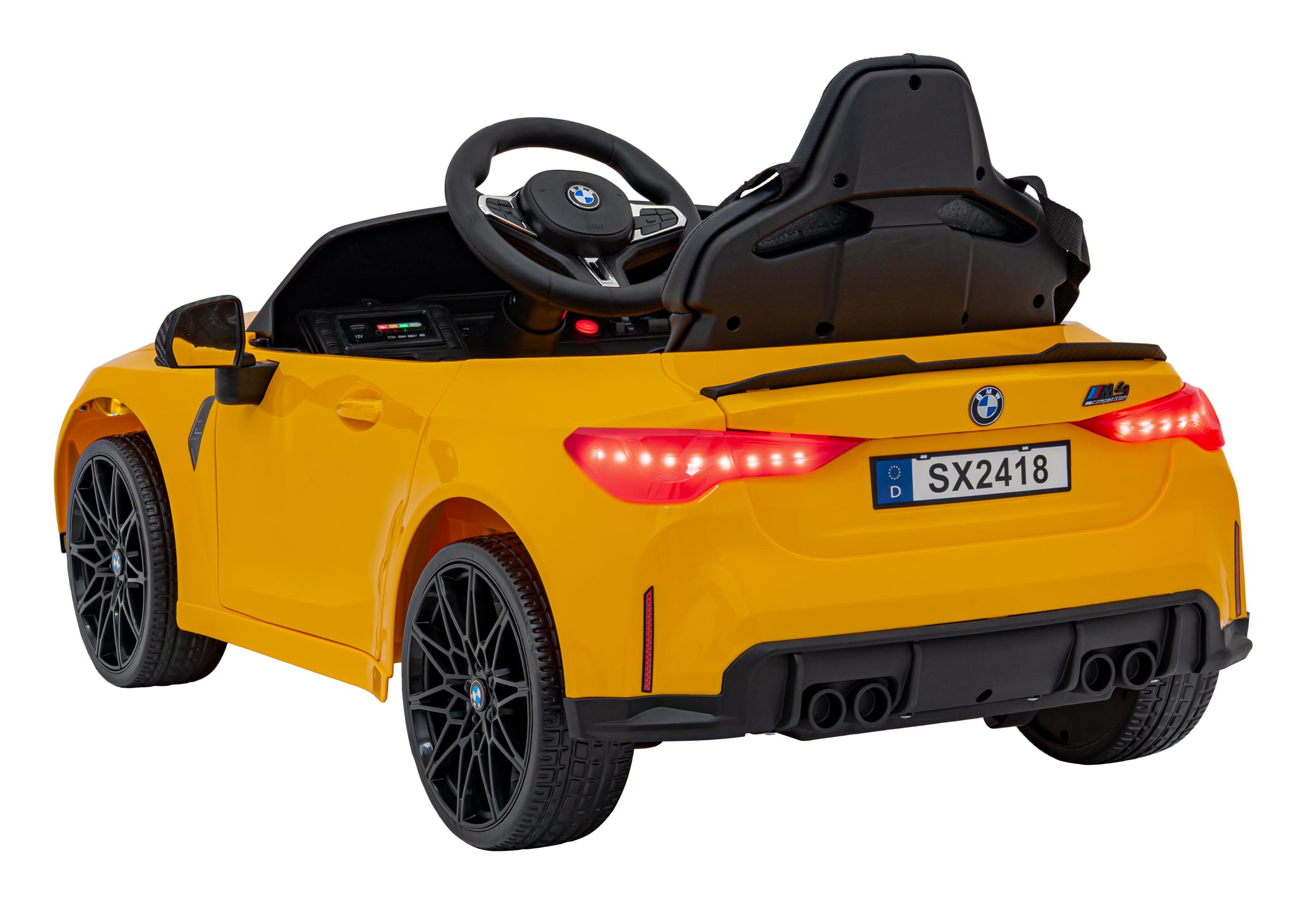 Vozidlo BMW M4 Žltá – Obrázok 7