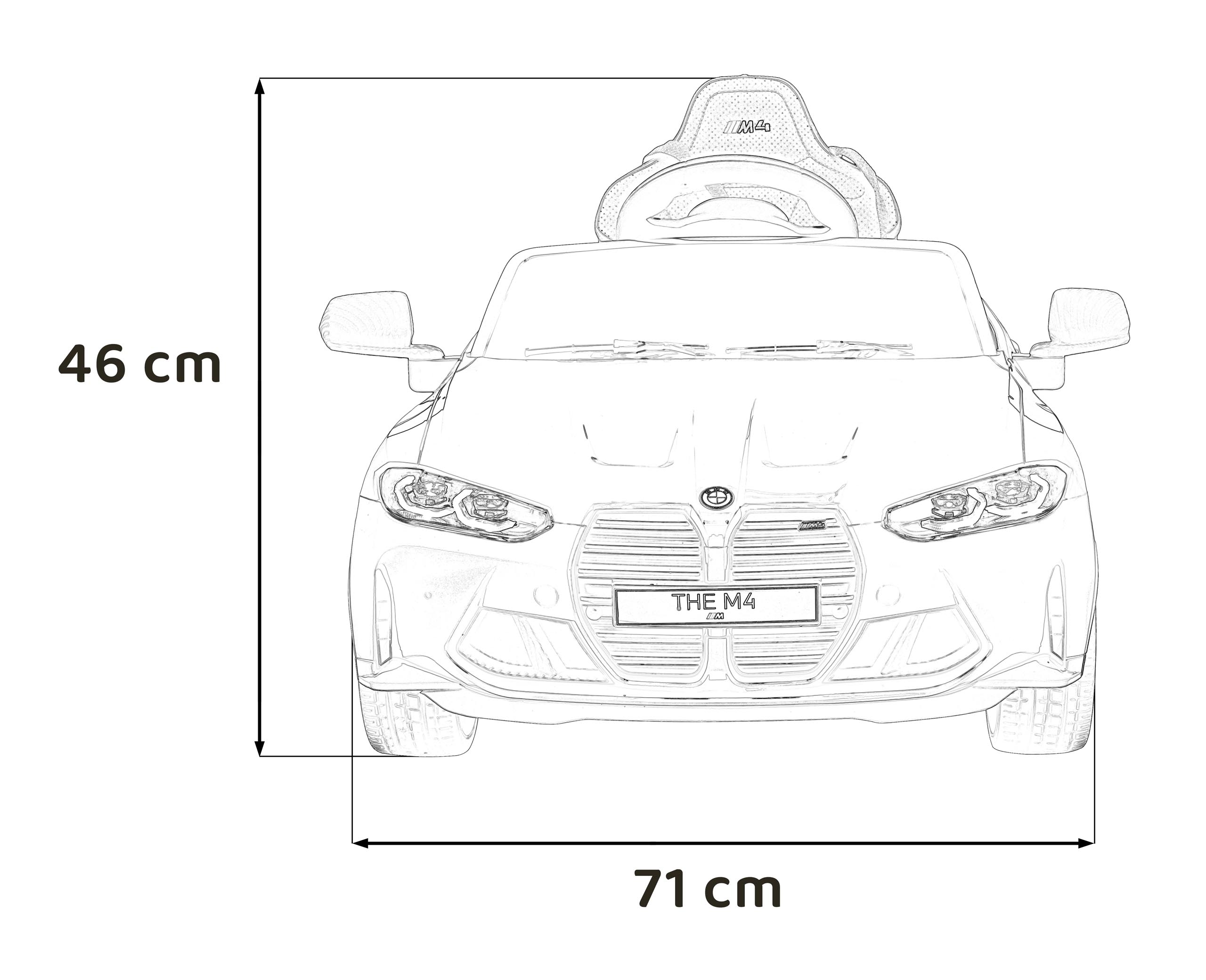 Vozidlo BMW M4 Blue – Obrázok 2