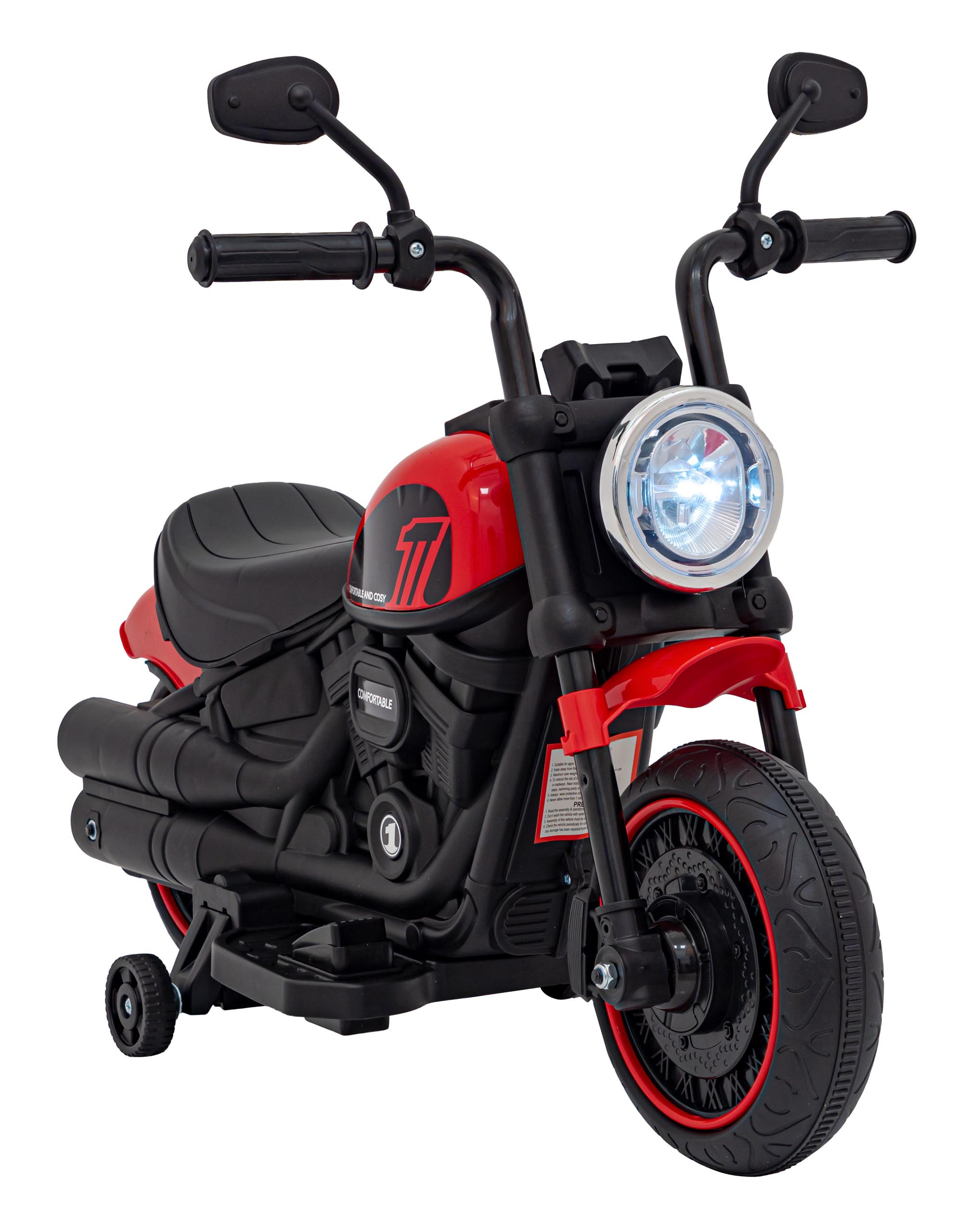 Chopper FASTER motorka červená – Obrázok 5