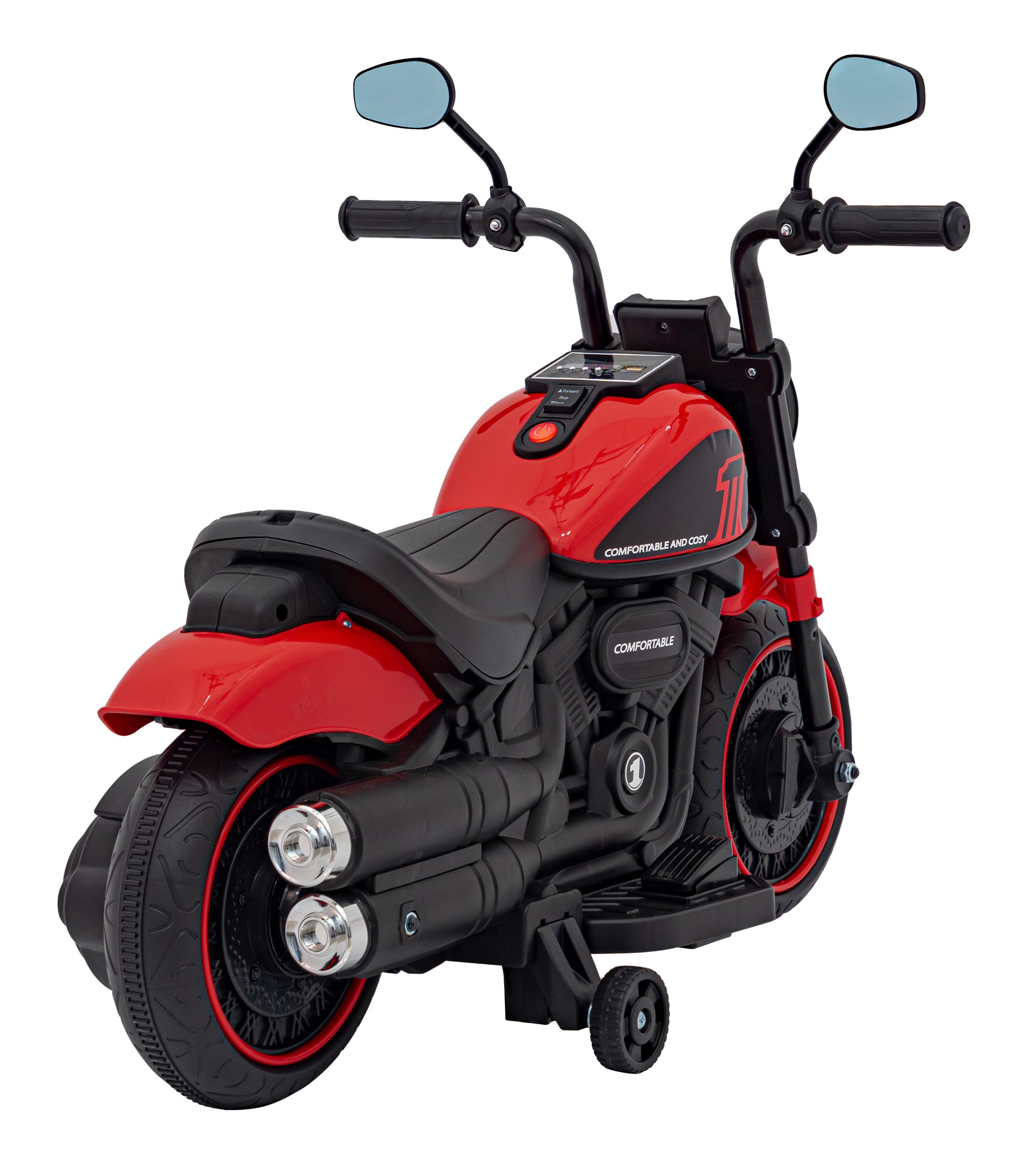Chopper FASTER motorka červená – Obrázok 10
