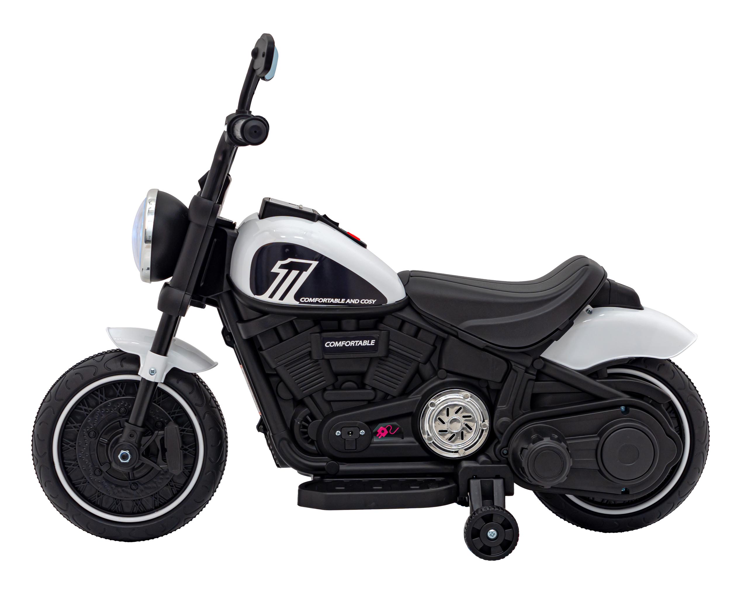 Chopper FASTER motorka White – Obrázok 4