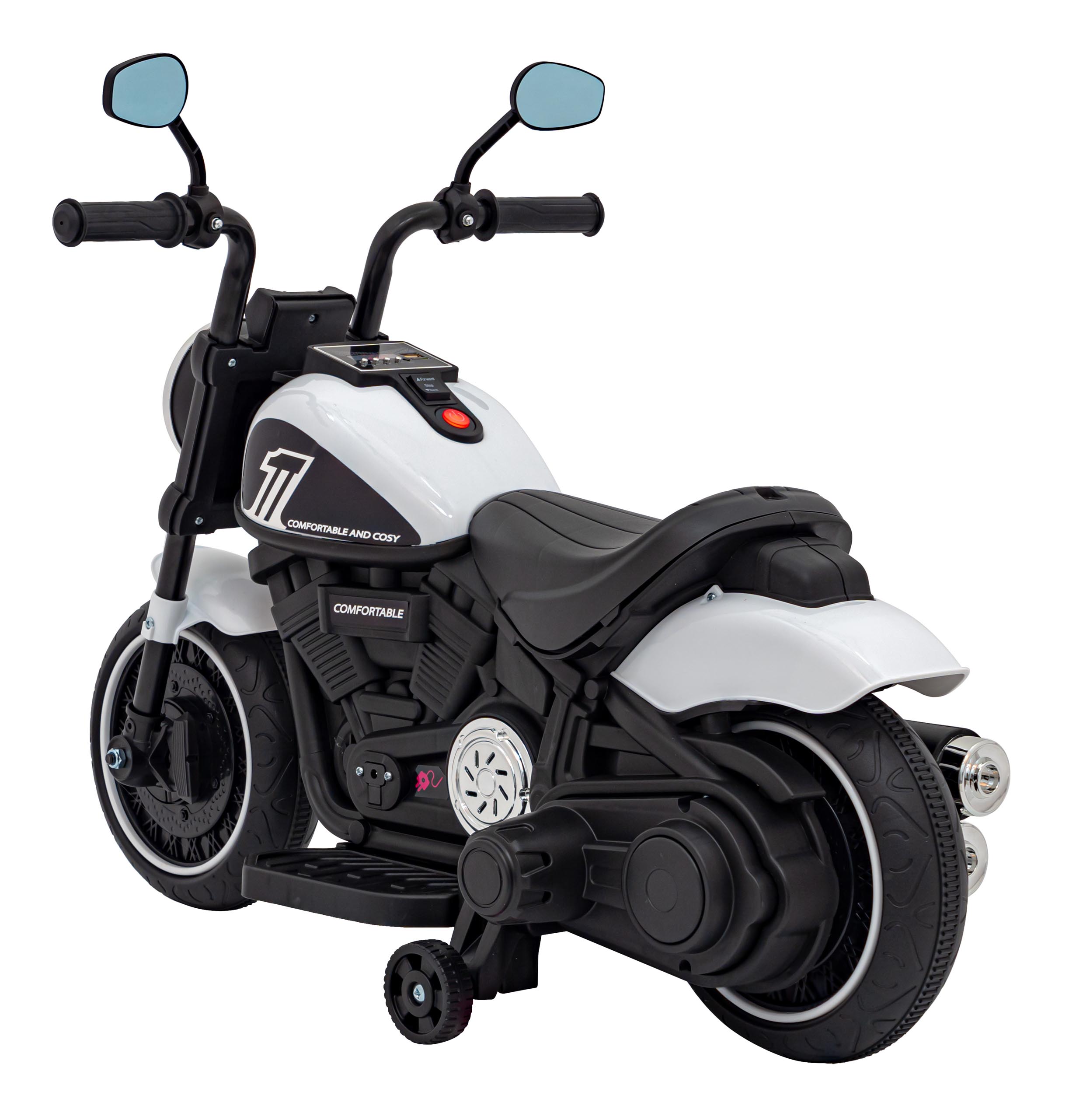 Chopper FASTER motorka White – Obrázok 5