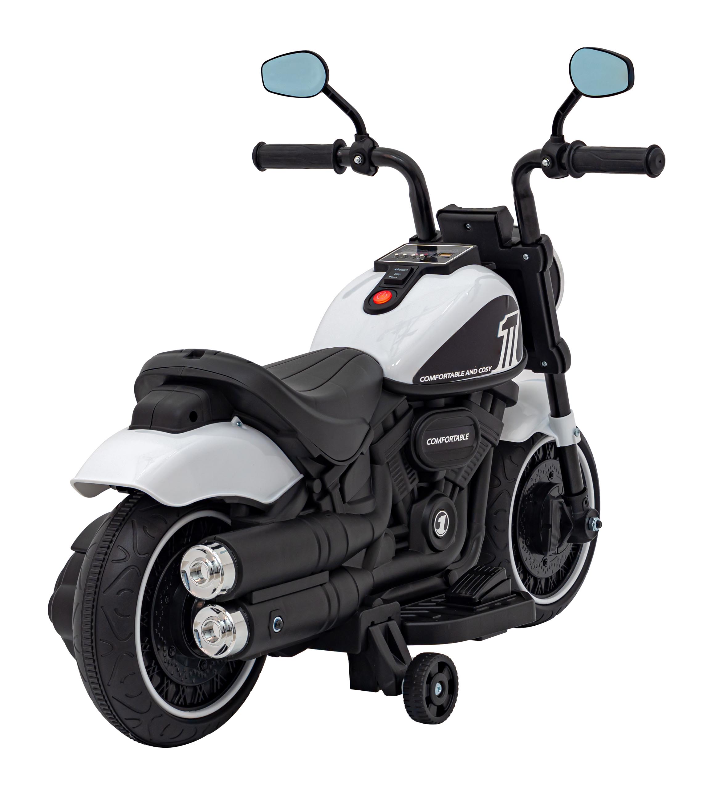 Chopper FASTER motorka White – Obrázok 7