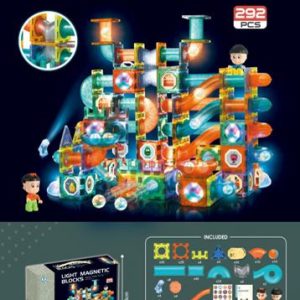 Magnetické bloky Sada 292 prvkov