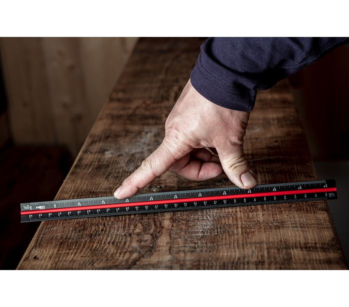 TROJUHOLNÍKOVÉ PRAVÍTKO, 30 CM – Obrázok 2