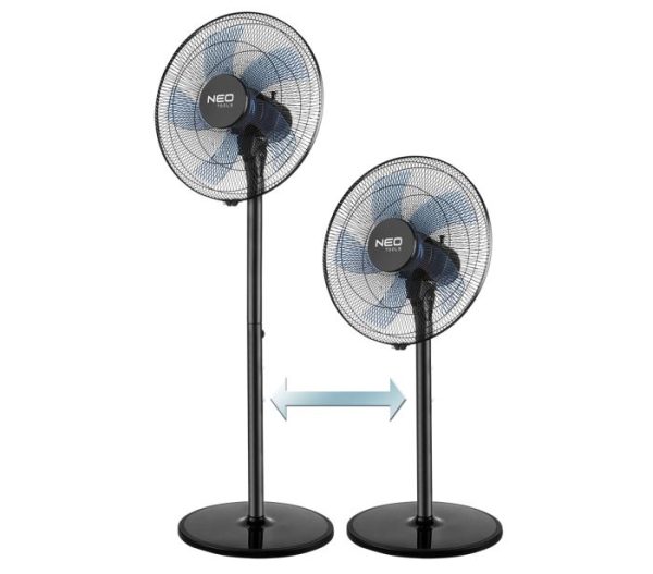 Podlahový ventilátor 50W, priemer 40 cm, 3 rýchlosti, oscilácia – Obrázok 6