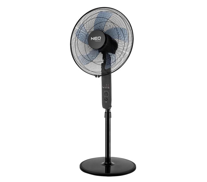 Podlahový ventilátor 45W, priemer. 40 cm, 3 rýchlosti, oscilácia, diaľkové ovládanie – Obrázok 3