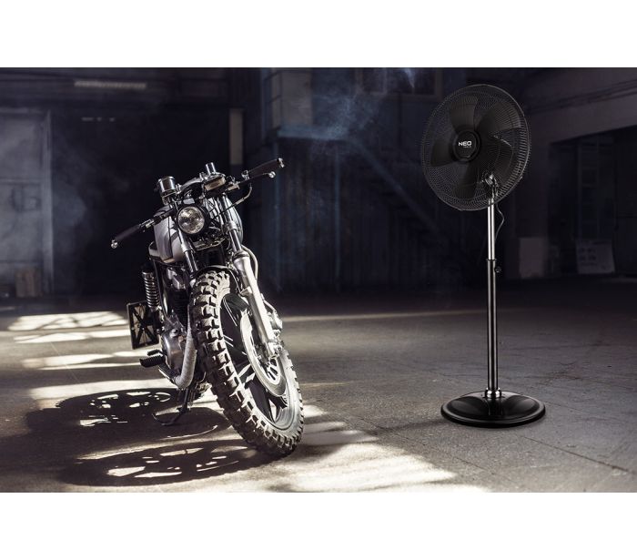Dielenský podlahový ventilátor 100 W, priemer 45 cm, 3 rýchlosti, oscilácia – Obrázok 2