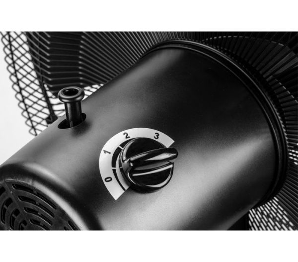 Dielenský podlahový ventilátor 100 W, priemer 45 cm, 3 rýchlosti, oscilácia – Obrázok 4