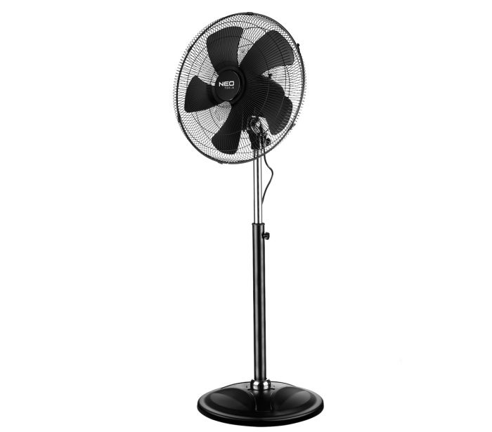 Dielenský podlahový ventilátor 100 W, priemer 45 cm, 3 rýchlosti, oscilácia