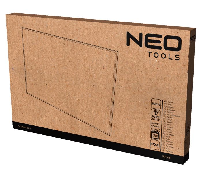 Infračervený ohrievací panel 600W, WIFI – Obrázok 10