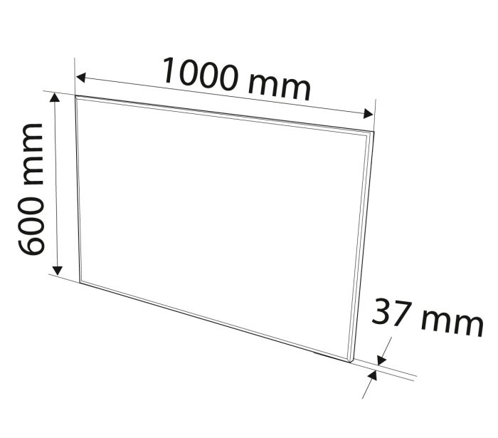 Infračervený ohrievací panel 600W, WIFI – Obrázok 2