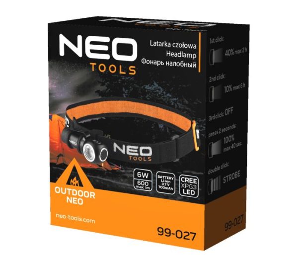 USB dobíjateľný svetlomet 600 lm USB magnetické nabíjanie CREE XPG3 LED – Obrázok 3