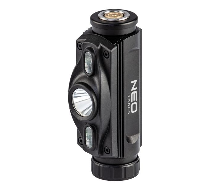 USB dobíjateľný svetlomet 1000 lm červená/modrá CREE LED + LED – Obrázok 5