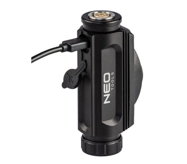 USB dobíjateľný svetlomet 1000 lm červená/modrá CREE LED + LED – Obrázok 6