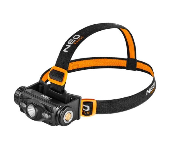 USB dobíjateľný svetlomet 1000 lm červená/modrá CREE LED + LED – Obrázok 9