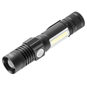 800 lm USB dobíjacia baterka 2 v 1 CREE T6 LED