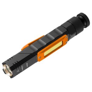 USB dobíjacia baterka 300 lm 2 v 1 CREE XPE + COB LED