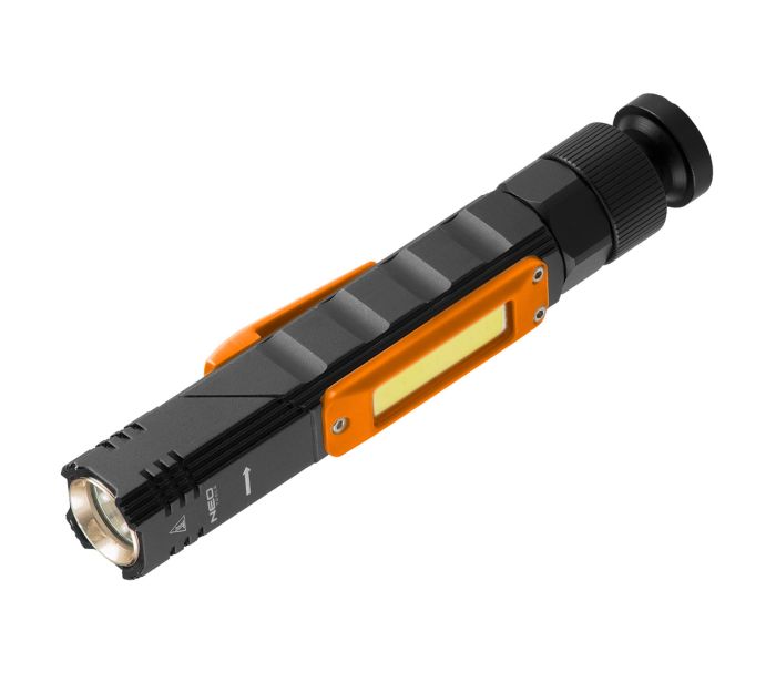 USB dobíjacia baterka 300 lm 2 v 1 CREE XPE + COB LED