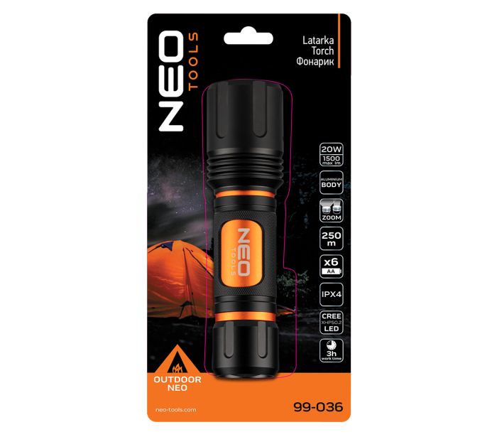 Baterka 6xAA 1500 lm CREE XHP50.2 LED – Obrázok 11