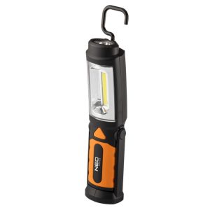 Batériová dielenská lampa 300 lm COB 2 v 1 + batérie 3xAA
