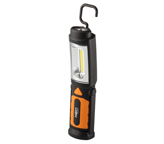 Batériová dielenská lampa 300 lm COB 2 v 1 + batérie 3xAA