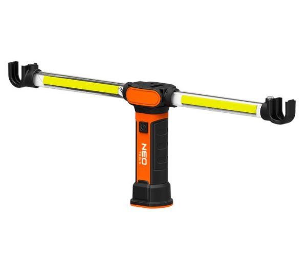 Batériová dielenská lampa 500 lm COB LED – Obrázok 4