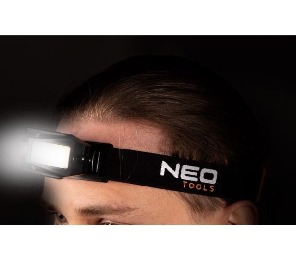 Batéria USB čelovka 180 lm COB LED + senzor pohybu – Obrázok 4