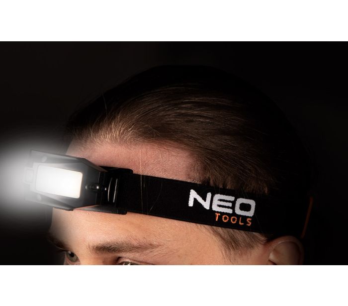 Batéria USB čelovka 180 lm COB LED + senzor pohybu – Obrázok 4