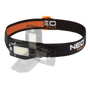 Batéria USB čelovka 180 lm COB LED + senzor pohybu