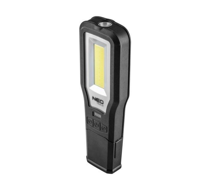 Dielenská lampa 550 lm COB LED + základňa + nabíjačka – Obrázok 3
