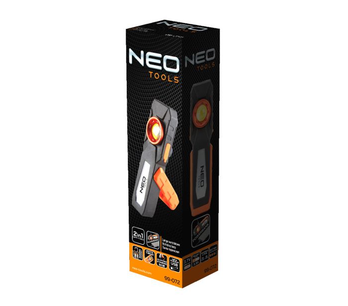 Dielenská lampa 500 lm COB LED – Obrázok 10