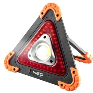 Akumulátorová lampa + výstražný trojuholník 2 v 1