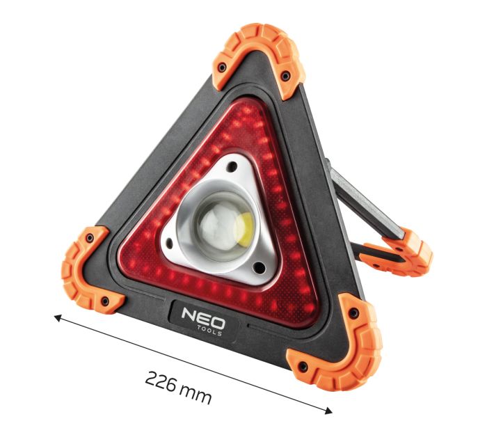 Akumulátorová lampa + výstražný trojuholník 2 v 1 – Obrázok 5