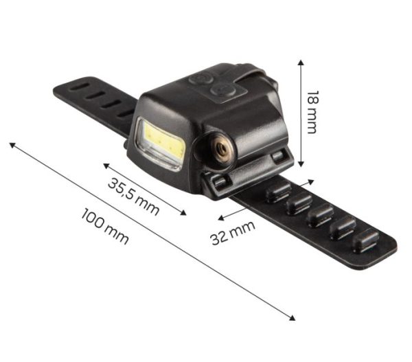 Bodová lampa 90 lm COB LED + laser 2 v 1 – Obrázok 7