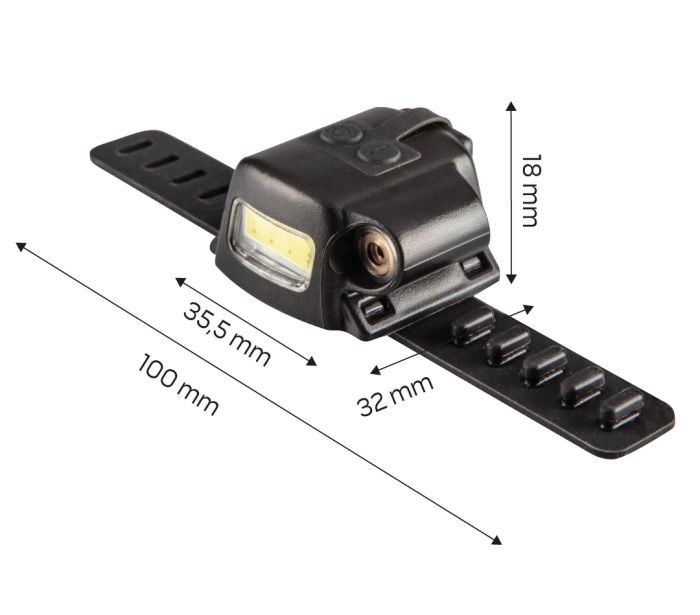 Bodová lampa 90 lm COB LED + laser 2 v 1 – Obrázok 7