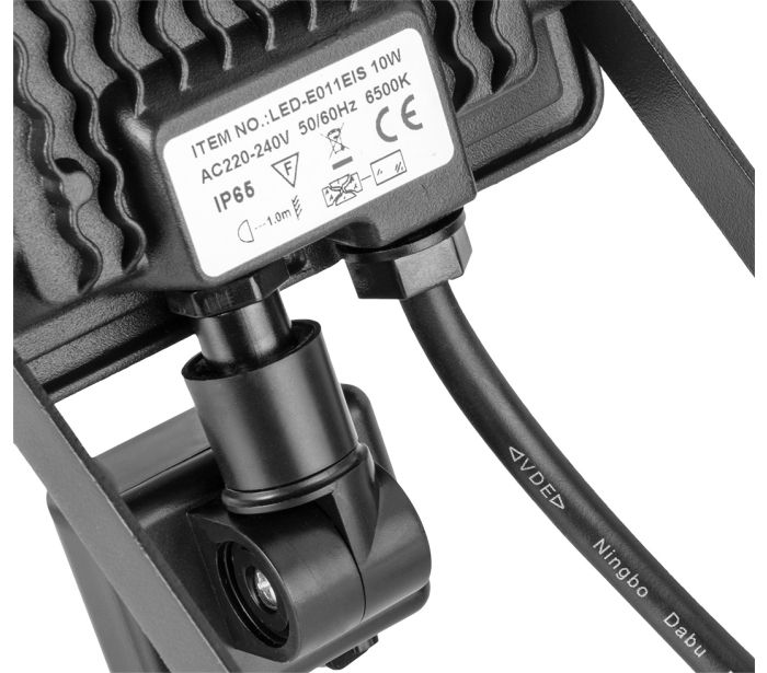 Reflektor s detektorom pohybu SMD 10W 800 lm 230V – Obrázok 3