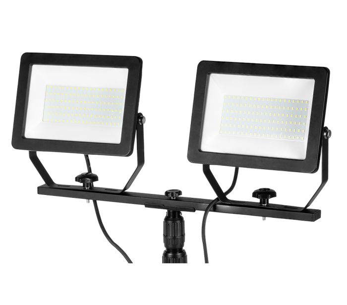 Twin Spotlight 2x100W SMD LED 2 x 8500lm na 1,8m statíve – Obrázok 3