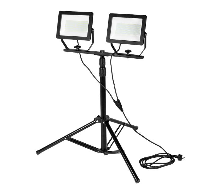 Twin Spotlight 2x100W SMD LED 2 x 8500lm na 1,8m statíve