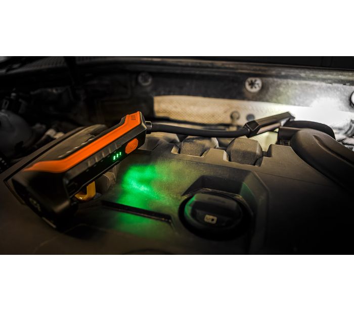 Dobíjacia dielenská lampa 400 lm COB + baterka – Obrázok 6