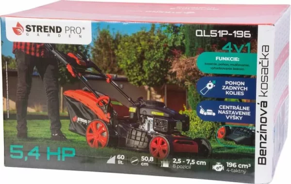 Benzínová kosačka s pojazdom Strend Pro, 4,0 kW | QL51P-196 – Obrázok 7